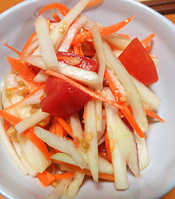 「白瓜のタイ料理ソムタム風サラダ」作り方とレシピ